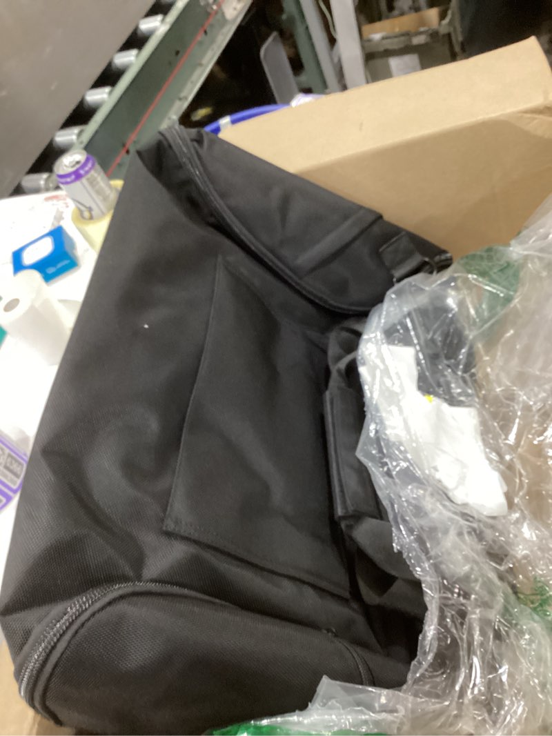 Condition photo showing New/Like New for Halfday Convertible 2-in-1 Premium Garment Duffel Weekender Bag 40L | Wrinkle-Free Travel, Hanging Suit Compartment, Shoe Pockets, Trolley Sleeve. Balistic Nylon Carry-On, Jet Jet Premium, 40l