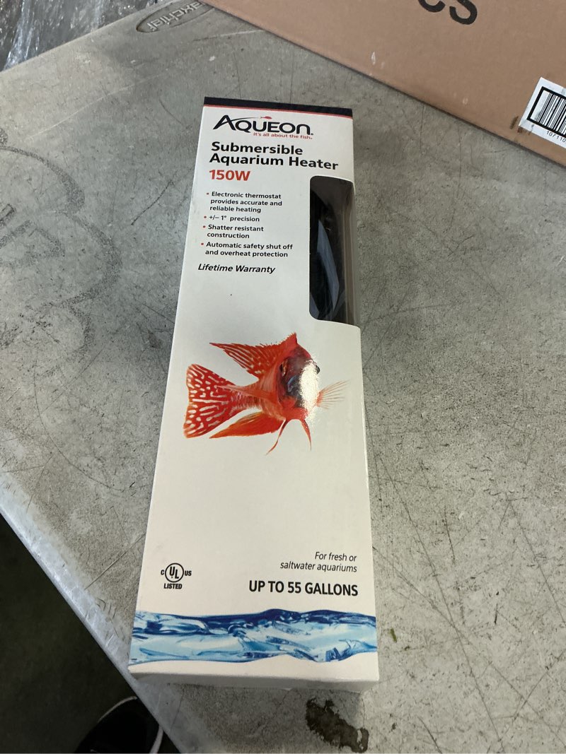 Condition photo showing New/Like New for Aqueon Submersible Aquarium Heater  150 Watts  Up to 55 Gallons