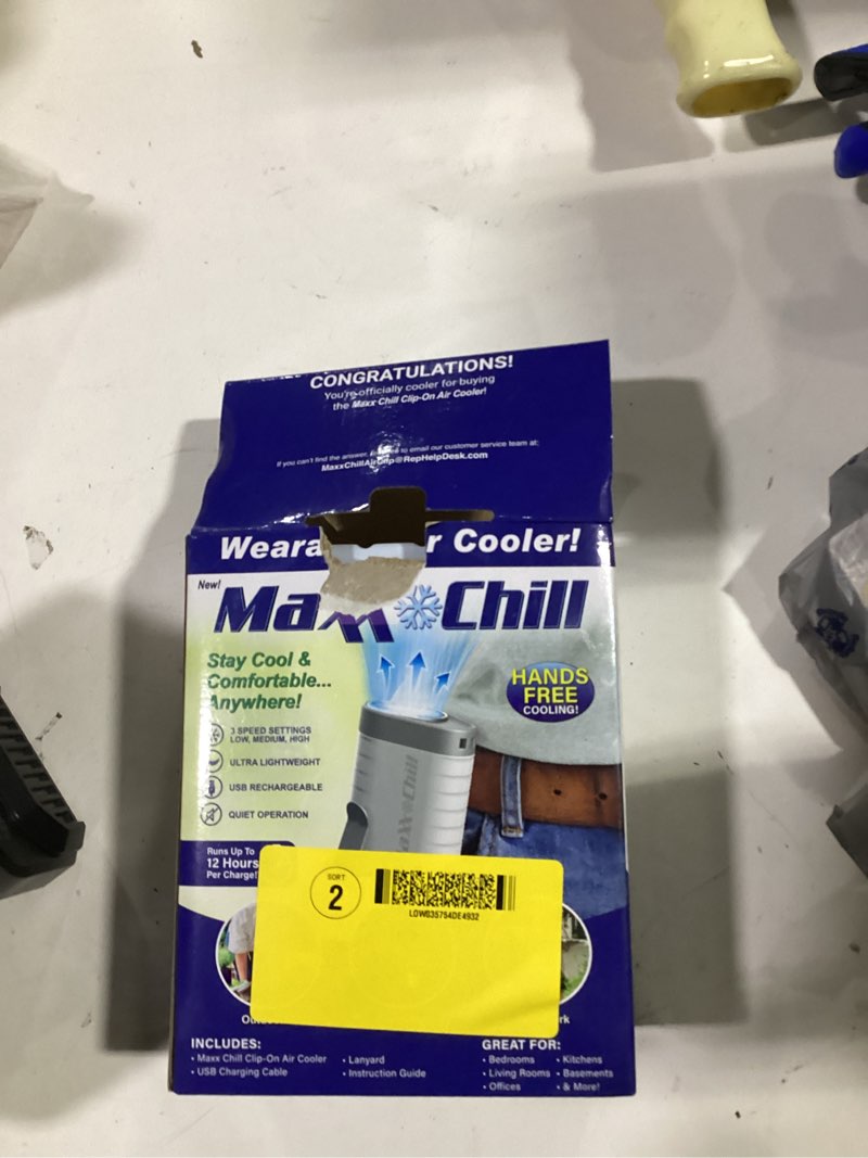 Condition photo showing Good Condition for maxx and chill fan