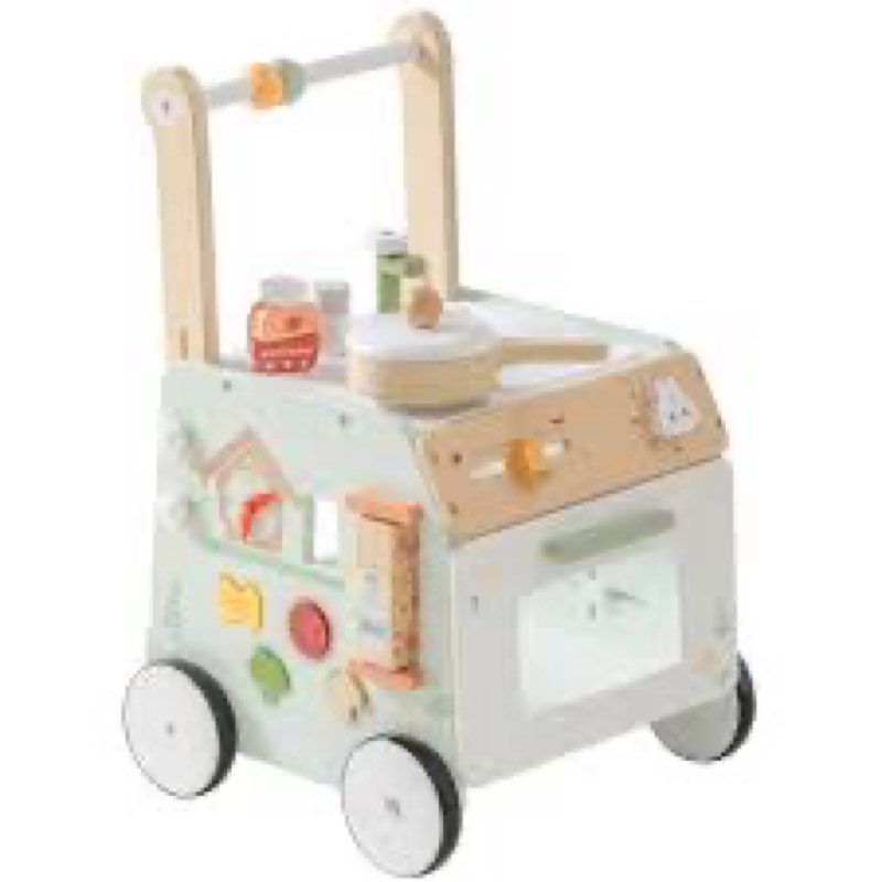 robud wooden baby push walker ( missing parts)