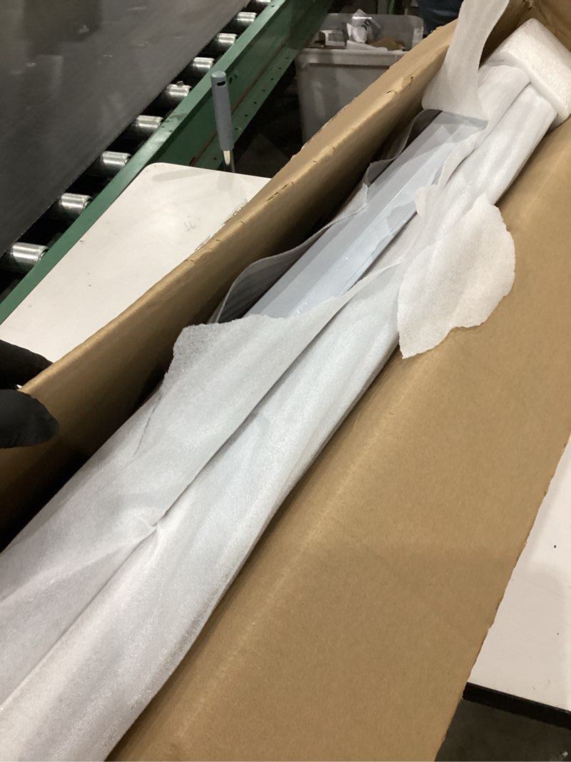 Condition photo showing Good Condition for folding concession shelf 12" x 72", spliced style drop down concession serving window, stainless steel folding shelf serving food shelf for windows