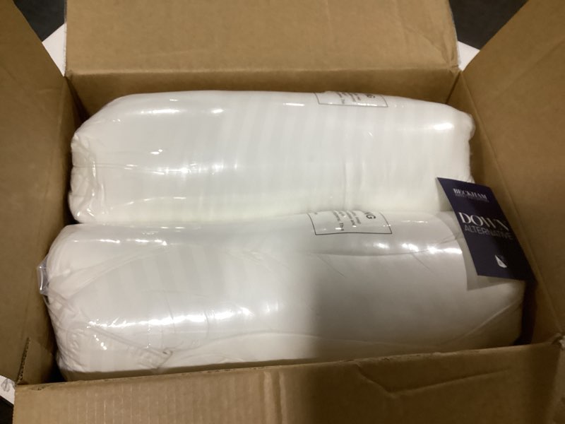 Condition photo showing Good Condition for Beckham Hotel Collection Bed Pillows Standard/Queen Size Set of 2 - Original Soft Down Alternative Pillow for Sleeping - Soft Support for Back, Stomach or Side Sleepers