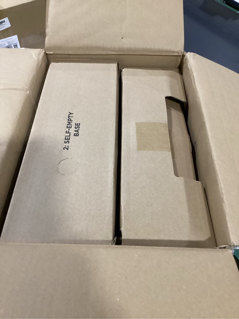 Condition photo showing As Is for Shark Robot Vacuum & Mop Combo, Powerful Suction, Matrix Plus, 60-Day Debris Capacity, HEPA Bagless Self Empty Base, Sonic Mopping, Home Mapping for Pet Hair - Carpets & Hardfloor, AV2610WA Wet and Dry Self-Empty (Gold/Black)