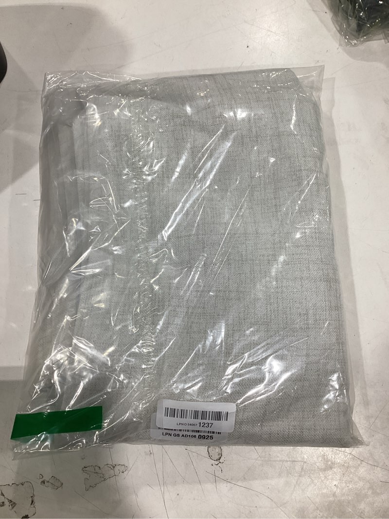 Condition photo showing Good Condition for driftaway double layer linen blackout tie up curtains thermal insulated fully lined balloon roman shade bathroom window adjustable rod pocket for small window 39 inch by 55 inch ivory cream ivory cream 39"w x 55"l (pack of 1)