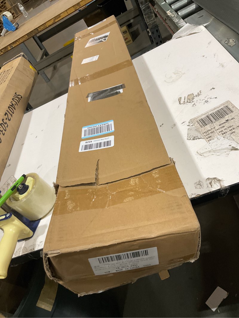 Condition photo showing Good Condition for 8ft rolling library ladder hardware kit,350lb capacity,telescopic hook & bottom wheel with brake,aluminum sliding track for bookcase attic loft(no ladder)