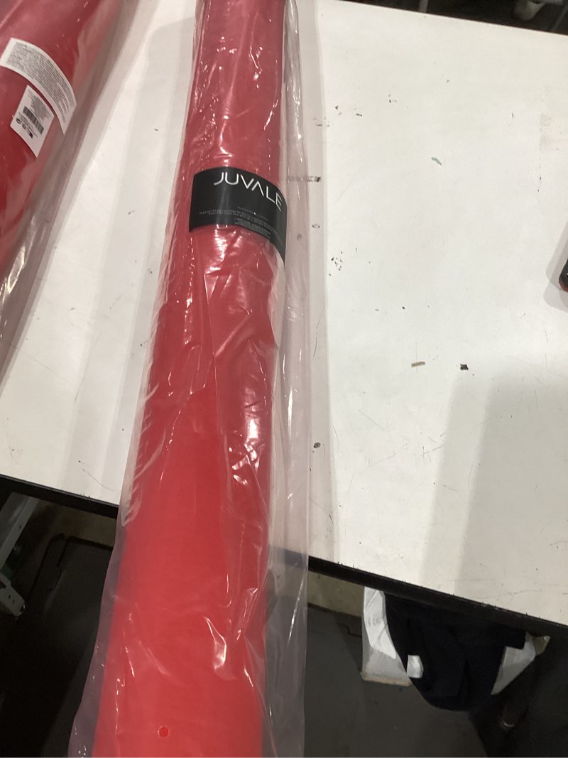 Condition photo showing New/Like New for juvale 3 ft x 100 ft red carpet runner for party decorations, wedding aisle, special events (40gsm thickness)