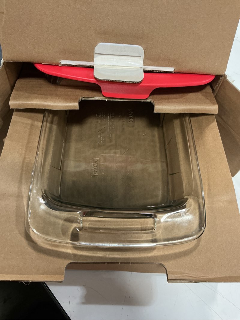 Condition photo showing Good Condition for COOK WITH COLOR 8 PC. Glass Baking Dish Set with Lids - Deep Casserole Dish, Glass Food Container, Oven, Freezer and Microwave Safe, Clear Container, Brown