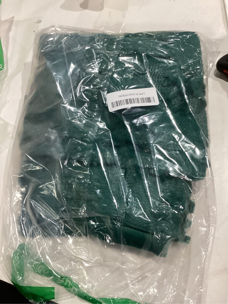 OTOSTAR Set of 2 Xmas Soft Plush Short Wool Velvet Decorative Throw Pillow Covers Square Luxury Styl