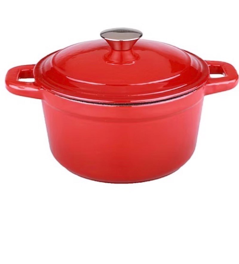 BergHOFF® Neo 7-qt. Round Cast Iron Casserole Dish