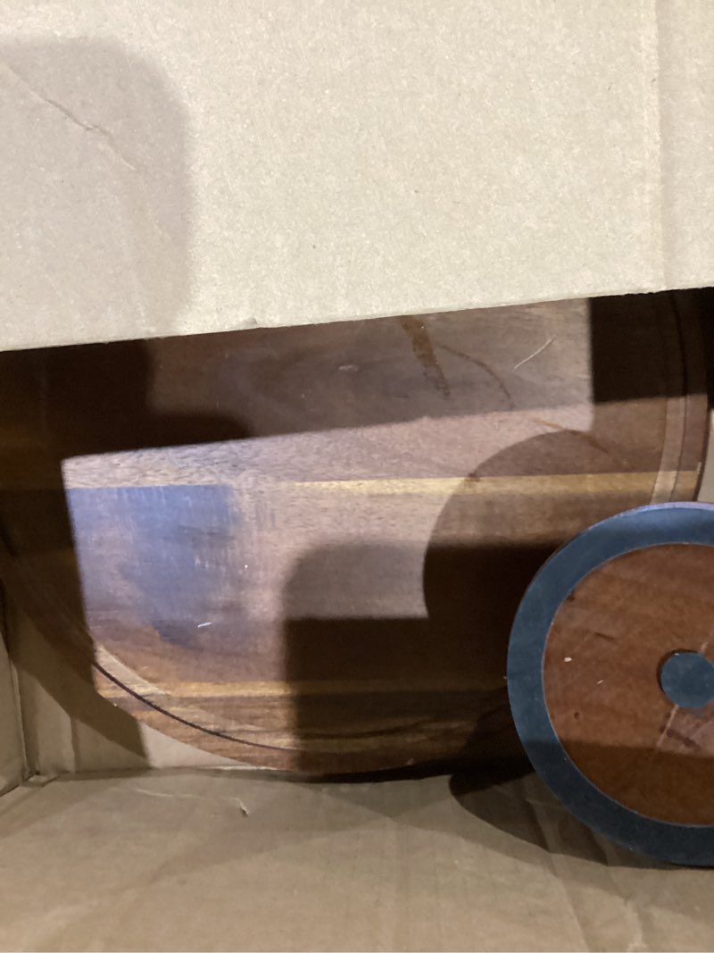 yangbaga glass cake stand with lid,11in wooden rotating cake stand with dome cover, cake plate displ