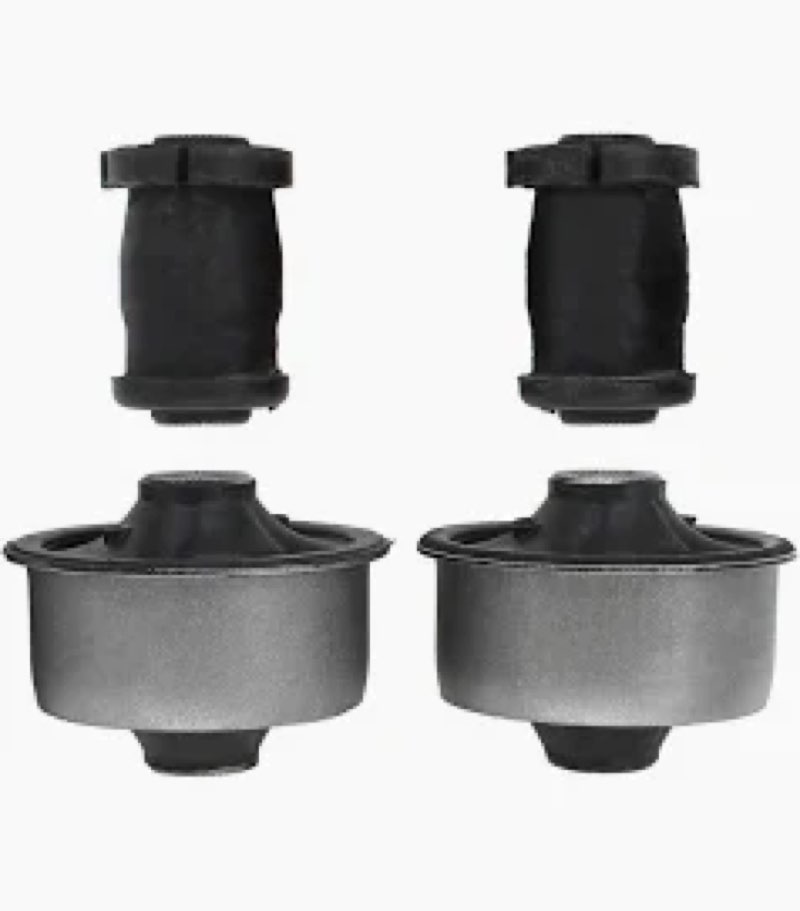 motoku 2 pair front lower rearward suspension control arm bushing for toyota corolla 2003-2019 matri