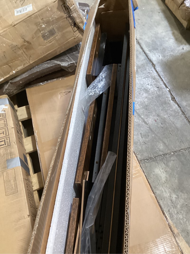 Condition photo showing As Is for vasagle 3-drawer vertical file cabinet, filing cabinet for home office, printer stand, with 3 lockable drawers, adjustable hanging rail, for a4 and letter-size files, rustic brown and black uofc055b01 rustic brown + black 3 drawers