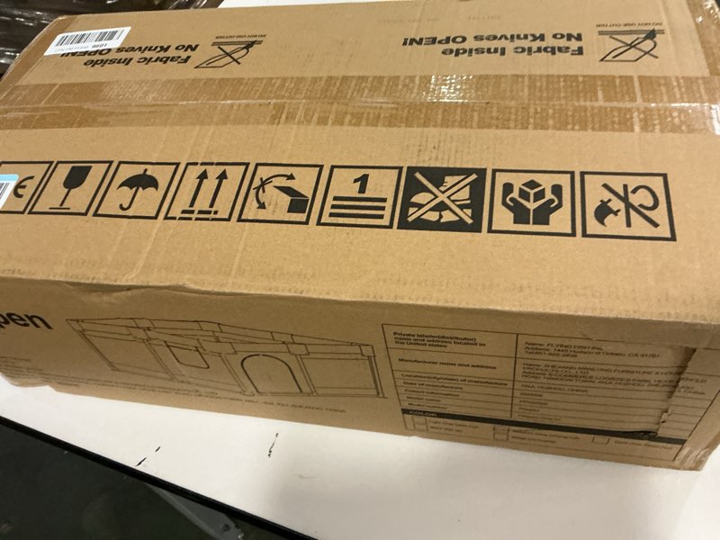 Condition photo showing New/Like New for ZEEBABA Baby Playpen with Mat, 47x47inch Playpen for Babies and Toddlers, Small Baby Play Pens, Play Yard for Infants with 47" Play Mat, Playard with Gate grey +mat 47*47 in