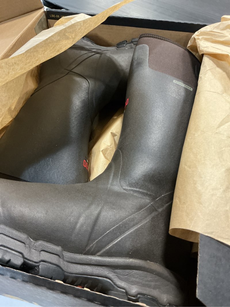 Condition photo showing Good Condition for LaCrosse Alphaburly Pro 18" Insulated Hunting Boots for Men Featuring Waterproof Rubber, 1600G Thinsulate, and EVA Footbed, First Lite Cipher 11 Brown