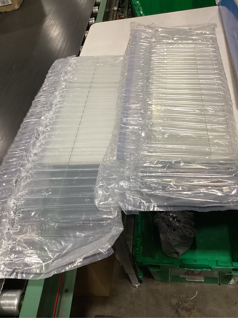Condition photo showing New/Like New for h2pro 48x18 glass canopy 2 piece set for 75/90/110 gallon aquarium fish tank (22.08 x 16.57 x 0.16in)