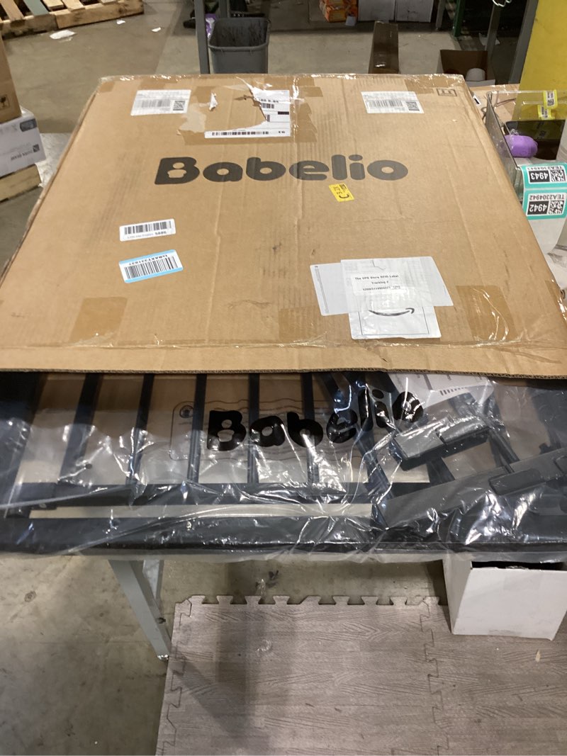 Condition photo showing Good Condition for babelio baby gate, 29-43" auto-close easy install pet gate, pressguard p7 extra wide walk thru child