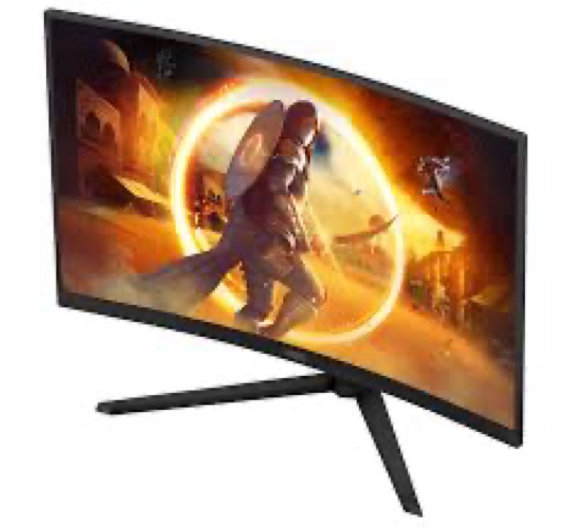 AOC CQ32G4VE 32\" Curved Frameless Gaming Monitor 2K QHD, 1500R, 180Hz, 0.5ms
