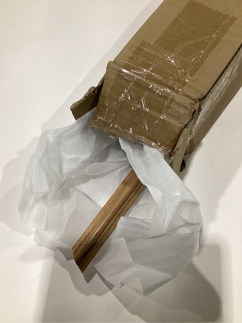 Condition photo showing Good Condition for 3 Set Peel and Stick Wall Molding Kit, Premade Accent Molding Wainscoting Panel for Interior Wall Moulding Decor, Ready to Assemble Wainscoting Accent Panel, 30 x 16.5 Inches (Gold Color)