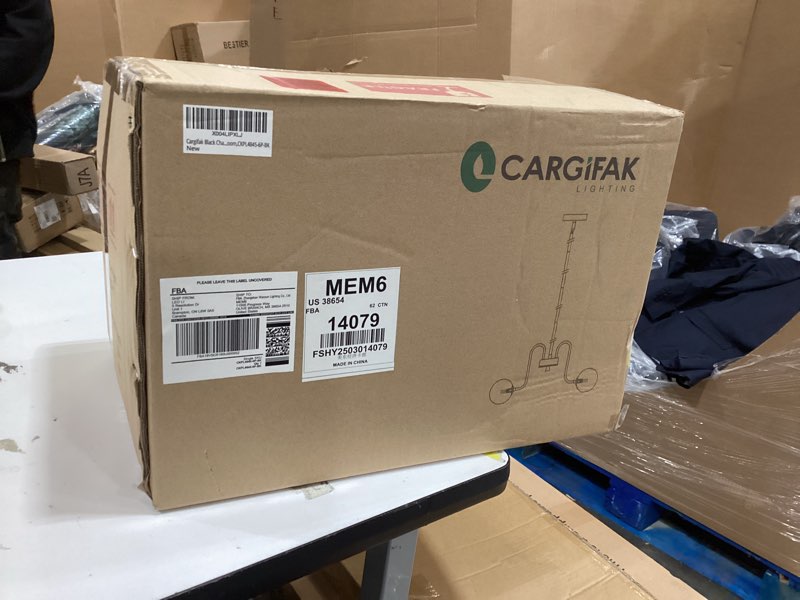 Condition photo showing New/Like New for 3-Globe Gold Semi Flush Mount Ceiling Light in a Modern Farmhouse Design is Ideal for Living Rooms, Bedrooms, or Dining Rooms. Model:CKCL4845-3W-PG.(Bulb Incl) 3 Light-Gold & Frosted Glass