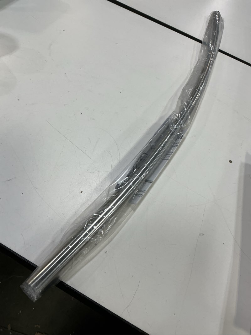 Condition photo showing As Is for Curved Shower Curtain Rod, Adjustable 40-72 inches Extra Wide Curved Shower Rods for Bathroom, Rust proof Shower Rod, Premium Stainless Steel Curved Curtain Rod for Shower, Bathtub, Silver Silver 40-72 inches