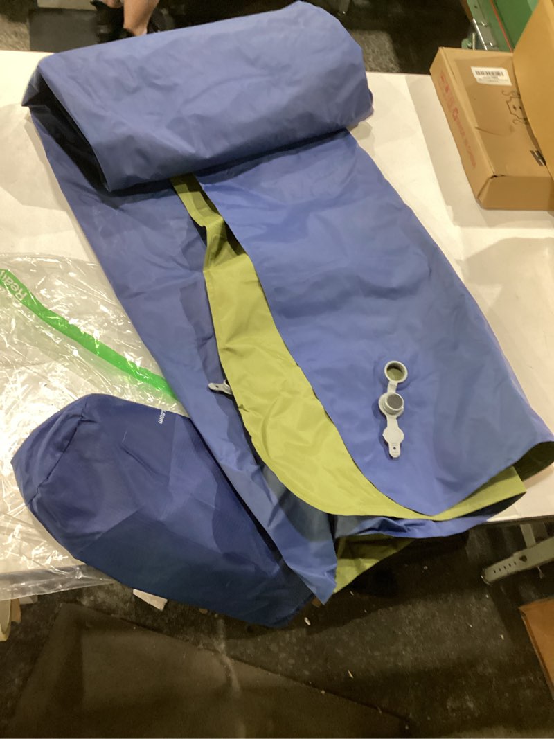 Condition photo showing Good Condition for yuzonc double sleeping pad - self inflating 4" extra-thick for 2 person with pillow built-in foot pump inflatable sleeping mat for backpacking, hiking, traveling, tent, portable camping mat green
