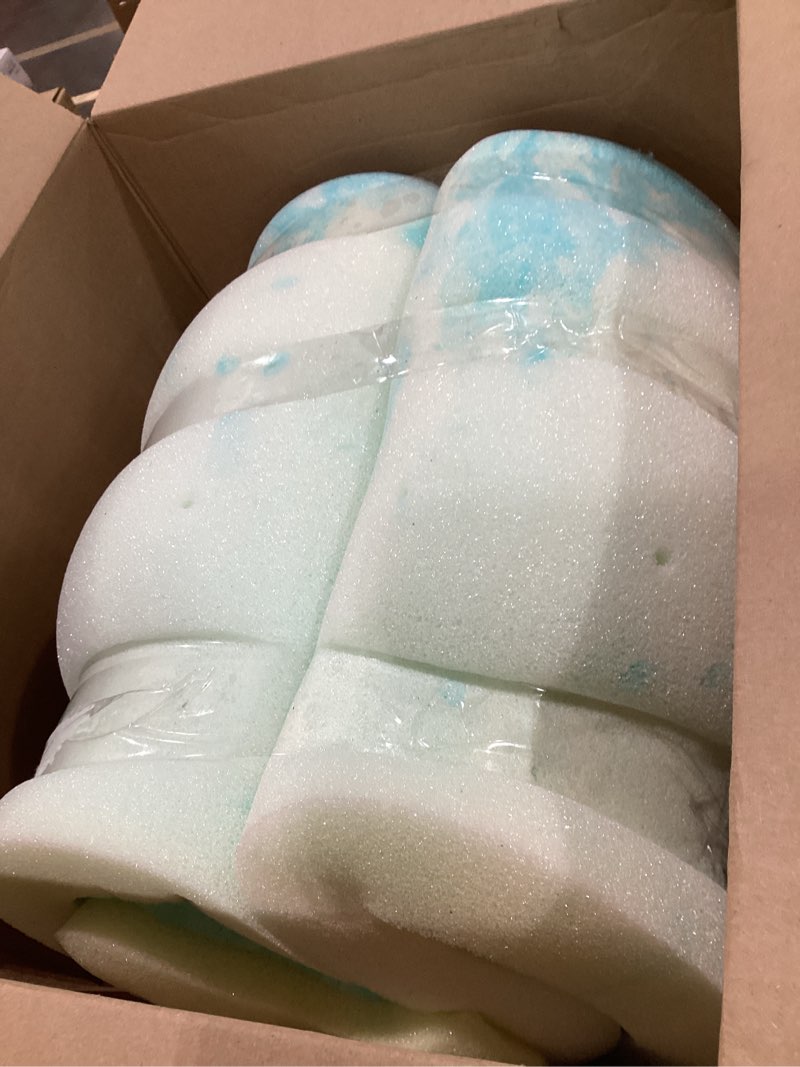Condition photo showing Good Condition for DUMOS Mattress Toppers Memory Foam Twin Size, 2 Inch Thick Bed Topper Pad Cooling Gel Infused Soft Comfy Padding Breathable for Sleeper Sofa Couch RV Camper, CertiPUR-US Certified, Blue Blue Twin