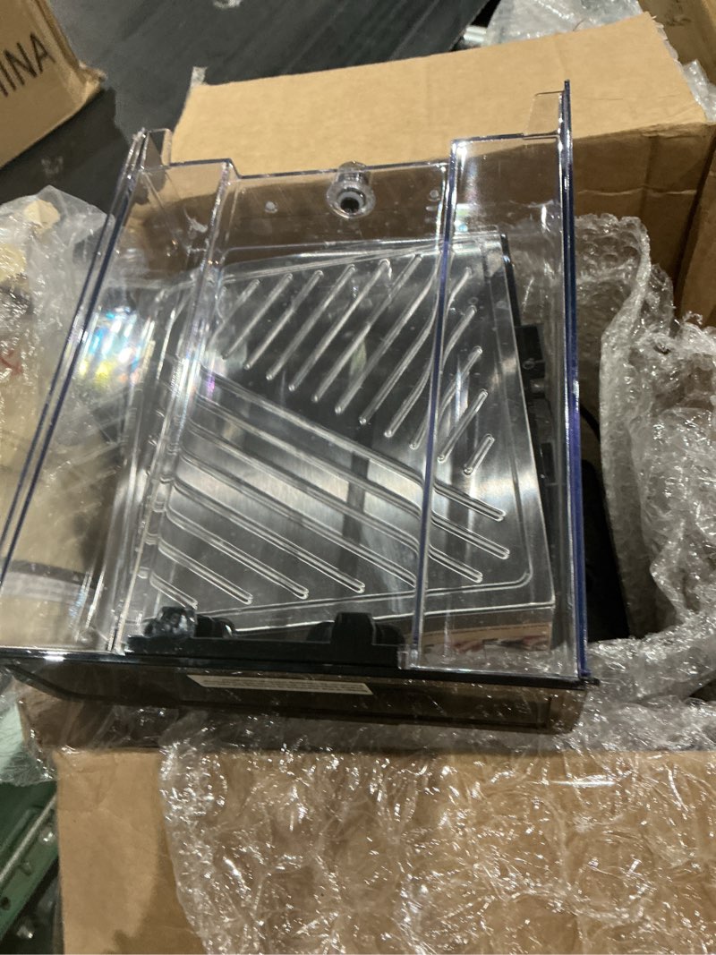 Condition photo showing As Is for airmsen 20 bar espresso machine with automatic milk frother, cappuccino & latte coffee maker with quick brew dual boiler (1350w + 1000w), stainless steel, 60oz water tank, touchscreen