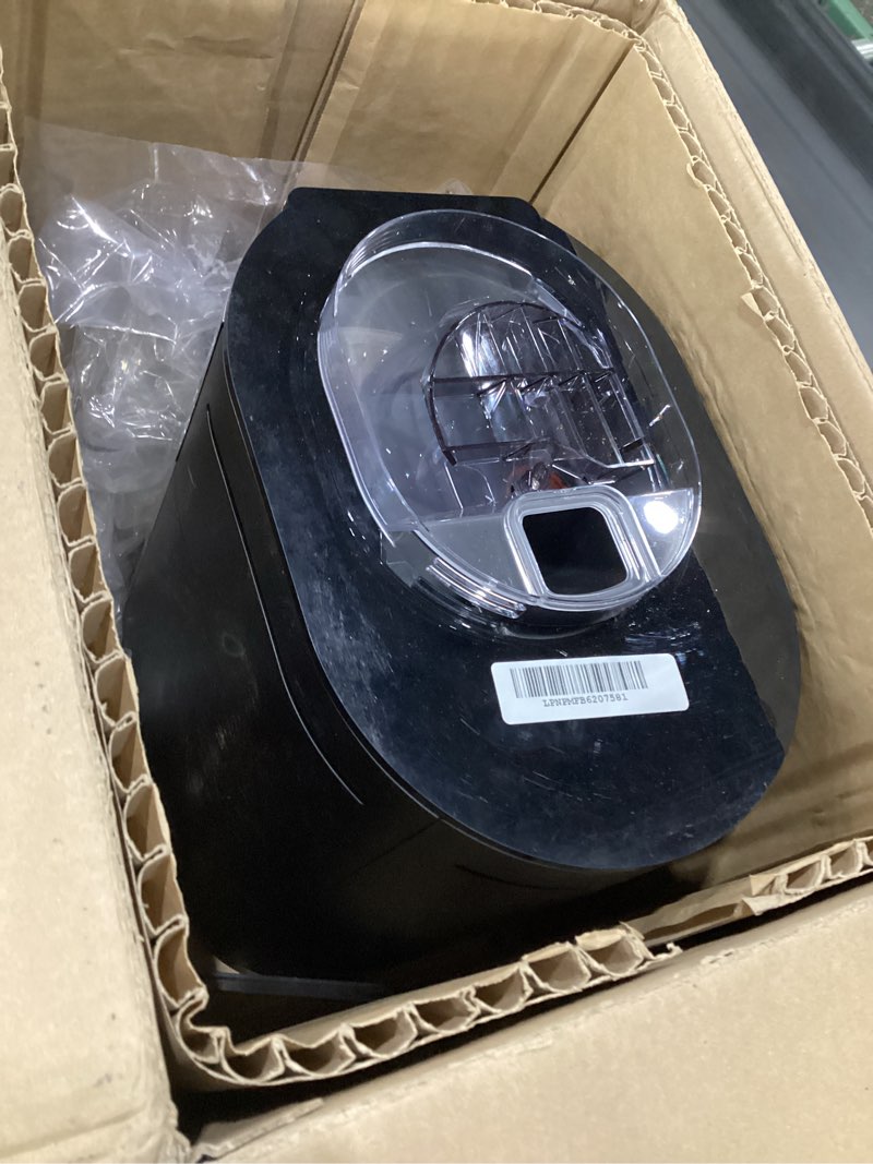 Condition photo showing As Is for De'Longhi True Brew Drip Coffee Maker, Built in Grinder, Single Serve, 8 oz to 24 oz, Hot or Iced Coffee, Stainless, CAM51025MB