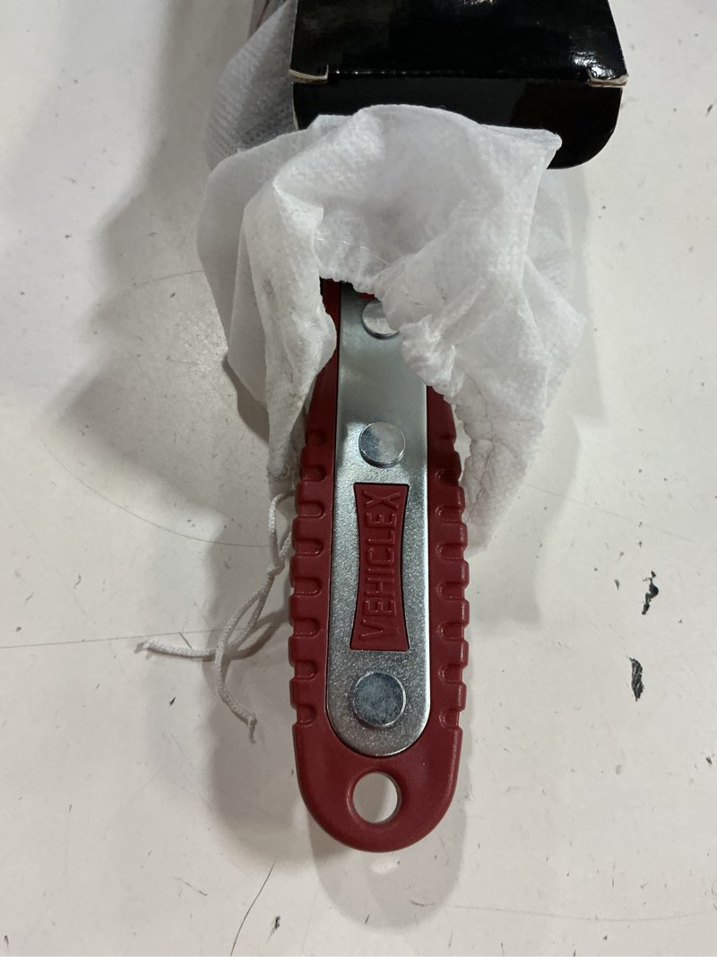 Condition photo showing New/Like New for vehiclex brake caliper compression tool – heavy duty brake pad spreader tool with ratcheting handle & rib-reinforced plates – caliper piston compressor tool for cars, suvs, and light trucks