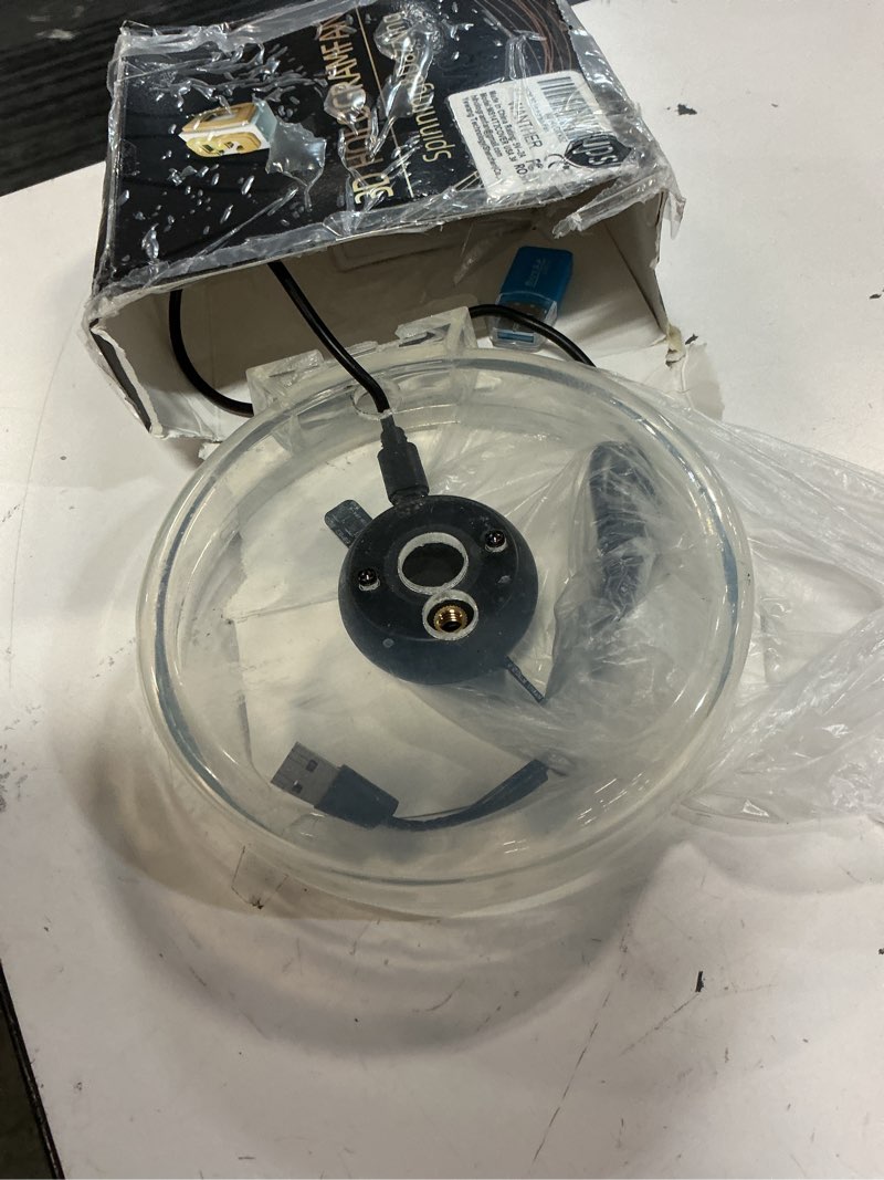 Condition photo showing Good Condition for 3dhologram fan,picture fan spinner with bluetooth +remote ,hologramprojector hd led with 700 video library ,holographic fan for halloween (5.5-inch 3d hologram fan with cover)