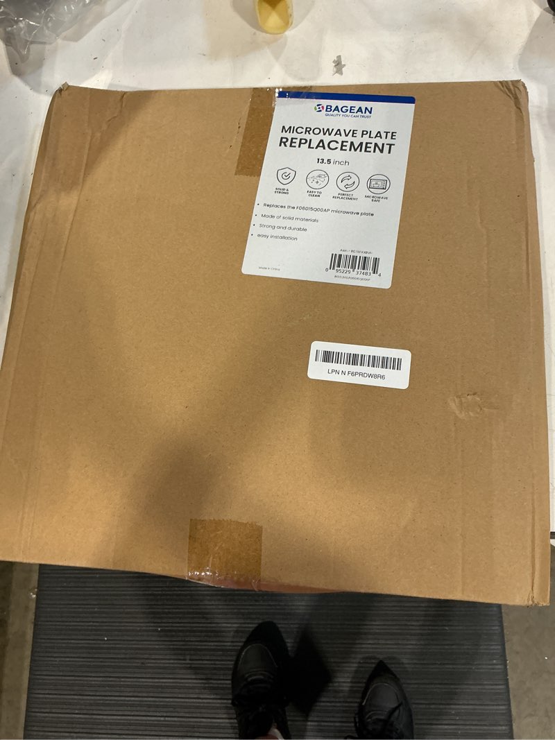 Condition photo showing New/Like New for microwave plate replacement 13.5” for f06015q00ap compatible with panasonic microwave glass plate - oven spinning rotating glass turntable dish tray for better reheating and cooking