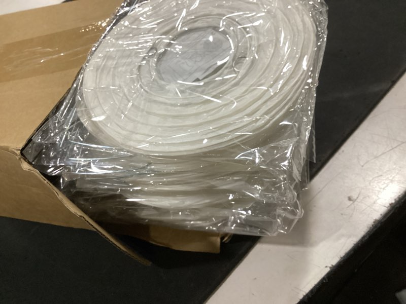 Condition photo showing Good Condition for treela 48 pack white chinese japanese paper lanterns decorative hanging round paper lantern lamps for wedding birthday party decorations (6 inch) 48 6 inch