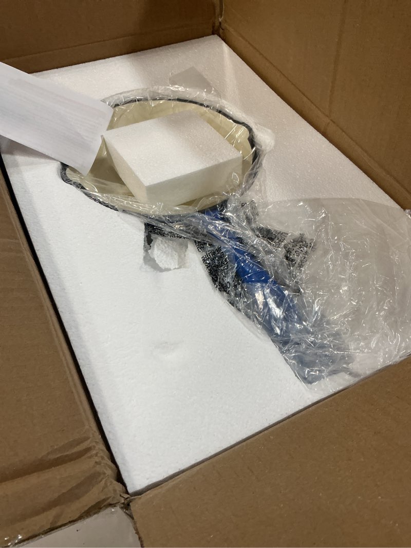 Condition photo showing Good Condition for hisencn enameled cast iron skillet - ceramic coated 8''/9.5''/11'' fry pan set, gas/induction/electric/oven compatible, 3 size frying pans, ptfe & pfoa free, cast iron ceramic cookware, cobalt blue cobalt blue 3 pieces