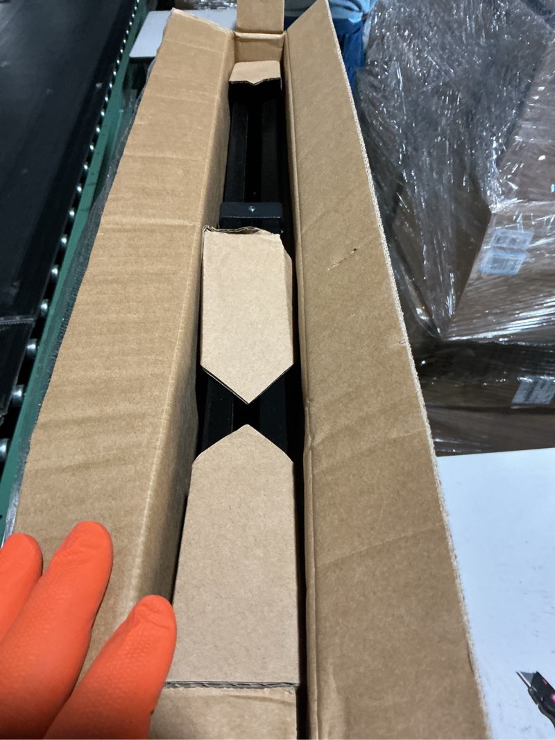 Condition photo showing Good Condition for babelio baby gate for stairs, kitchen & doorways, no bottom bar| one-handed operation| auto-close| hardware mount (drill needed) safety dog/pet gate (black - b17, 26-43" w, 28" h)