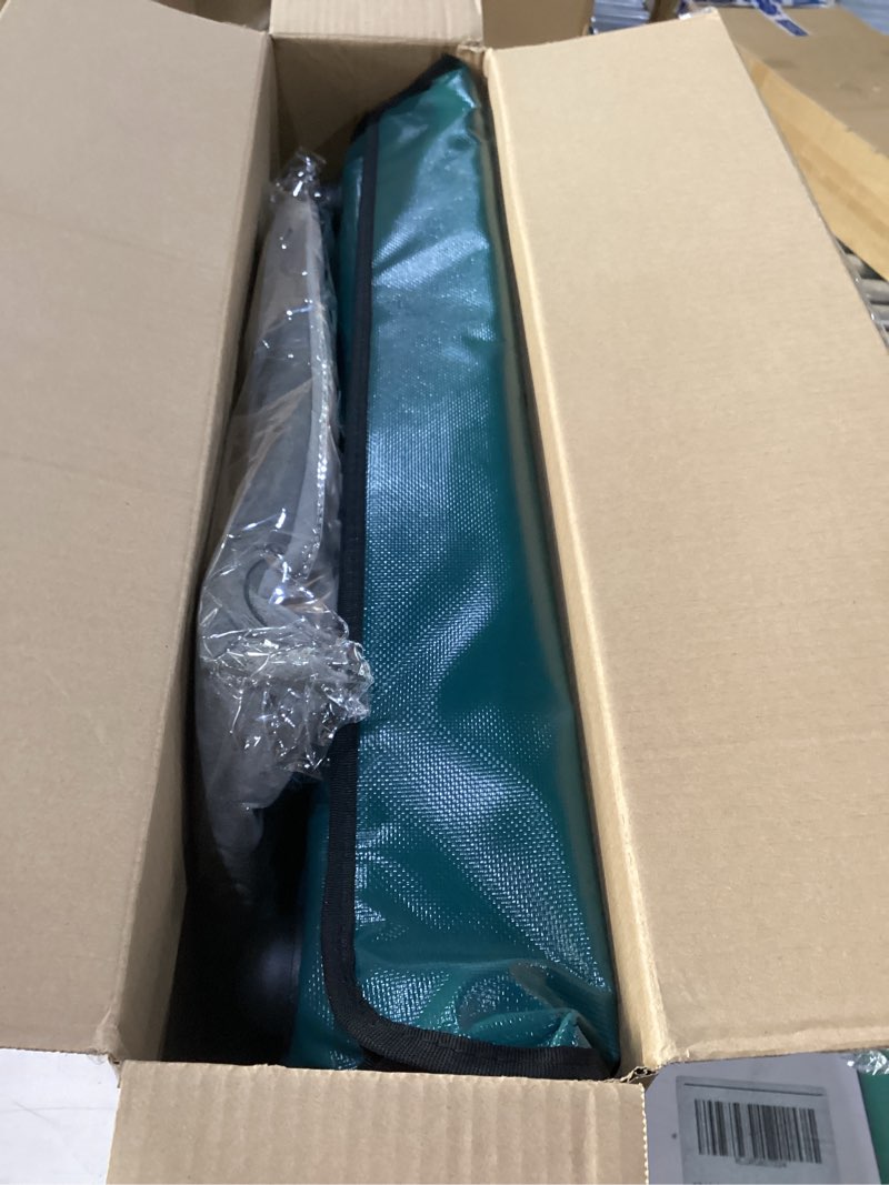 Condition photo showing New/Like New for heated cat house for outside with dual doors, insulated cat house outdoor with heating pad, weatherproof heated outdoor cats houses waterrproof for feral cats (deep green, 25" l x 16" w x 13" h) 25" l x 16" w x 13" h deep green