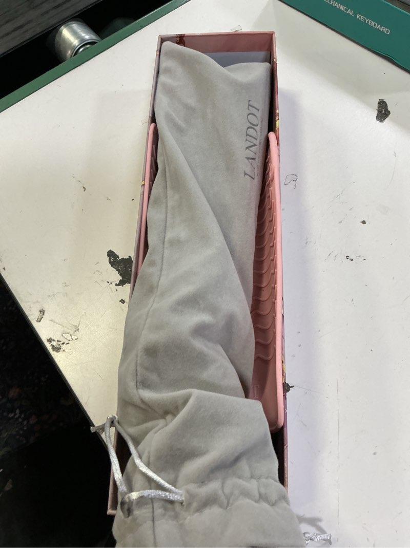Condition photo showing Good Condition for landot 2-in-1 hair straightener and curler - pro 1" multi-styler with twist & curl technology, tourmaline ceramic, dual voltage adjust temp 250-450°f for all hair types, blush pink
