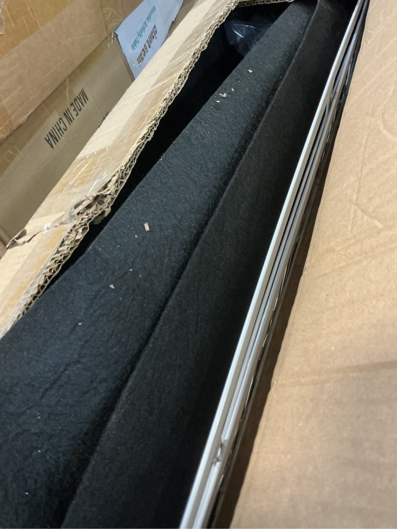 Condition photo showing Good Condition for y&m 30'' metal railing planter box set with black non-woven fabric liner, flower boxes with adjustable brackets, 2 pcs large hanging window boxes for fence, deck, balcony, and garden - gray flower 30in 2p-gray