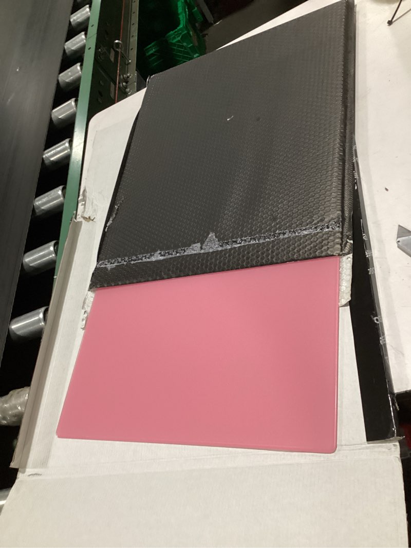 Condition photo showing New/Like New for glass gaming mouse pad, professional esport tempered glass mouse pad ultra-smooth micro-etched surface for top speed and control,hard mousepad pink(19.7l x 15.8w inches) pink 19.7l x 15.8w inches
