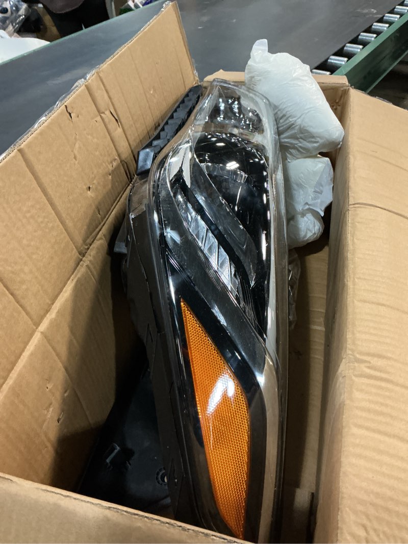 Condition photo showing Good Condition for (only one piece )upgrade compatible with 2024 2025 hyundai elantra headlight usa type with led bulbs & projector 10pin 92101-aa740 92102-aa740 hy2502283 hy2503283 (driver & passenger side)
