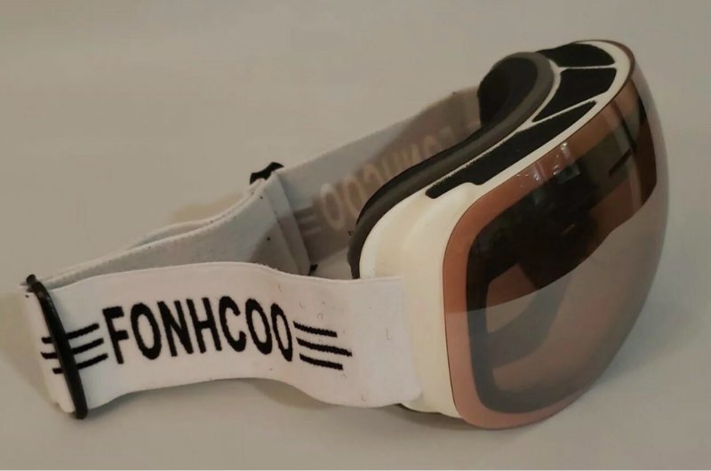 fonhcoo ski goggles, men women, anti-fog otg snowboard uv protection glasses