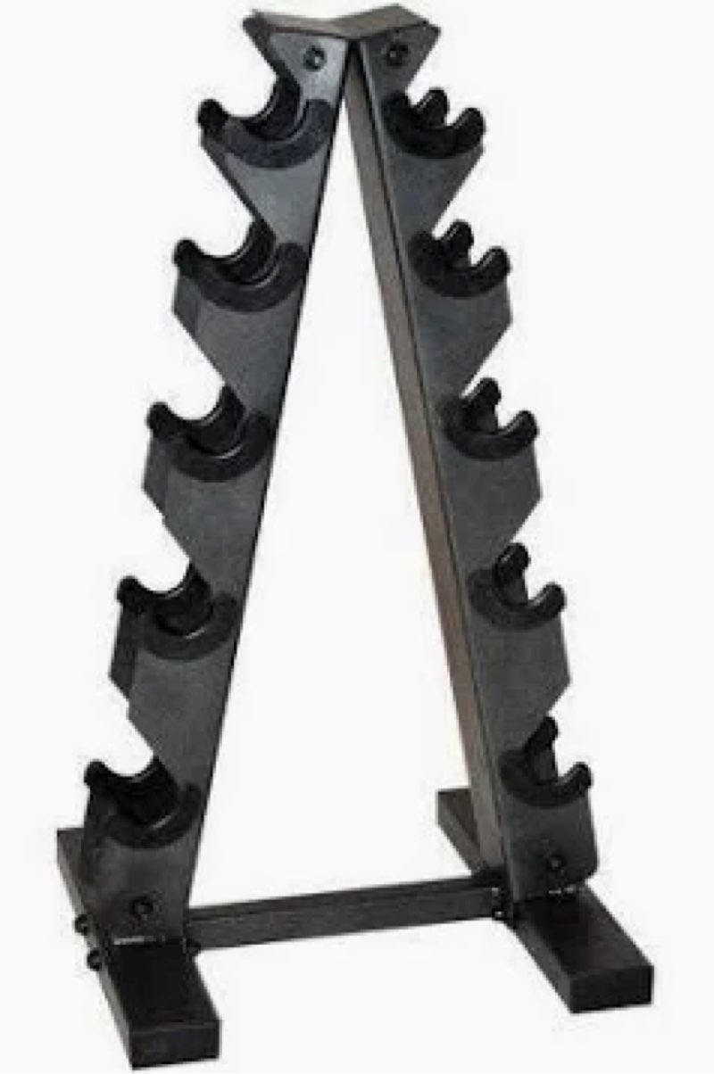 CAP Barbell A-Frame Dumbbell Weight Rack, Carbon