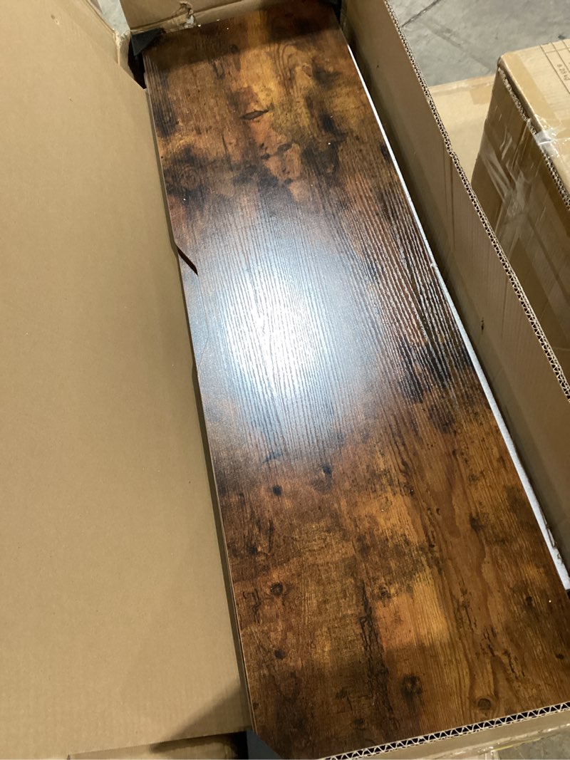 Condition photo showing item condition for Huuger 48 x 28 Large Electric Standing Desk, Height Adjustable Desk, 27.6" Deep Desktop, Stand up Gaming, 2 Hooks, 3 Preset Heights, for Home Office, Black 48*28 inch Black