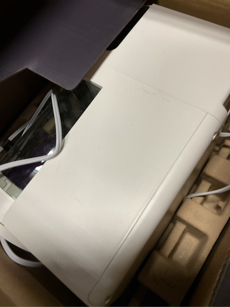 Condition photo showing As Is for robot vacuum and mop combo, robot vacuum cleaner with bagless self emptying station, 18000pa suction, lidar navigation, ideal for pet hair, carpet & hard floor, compatible with app/alexa/voice control
