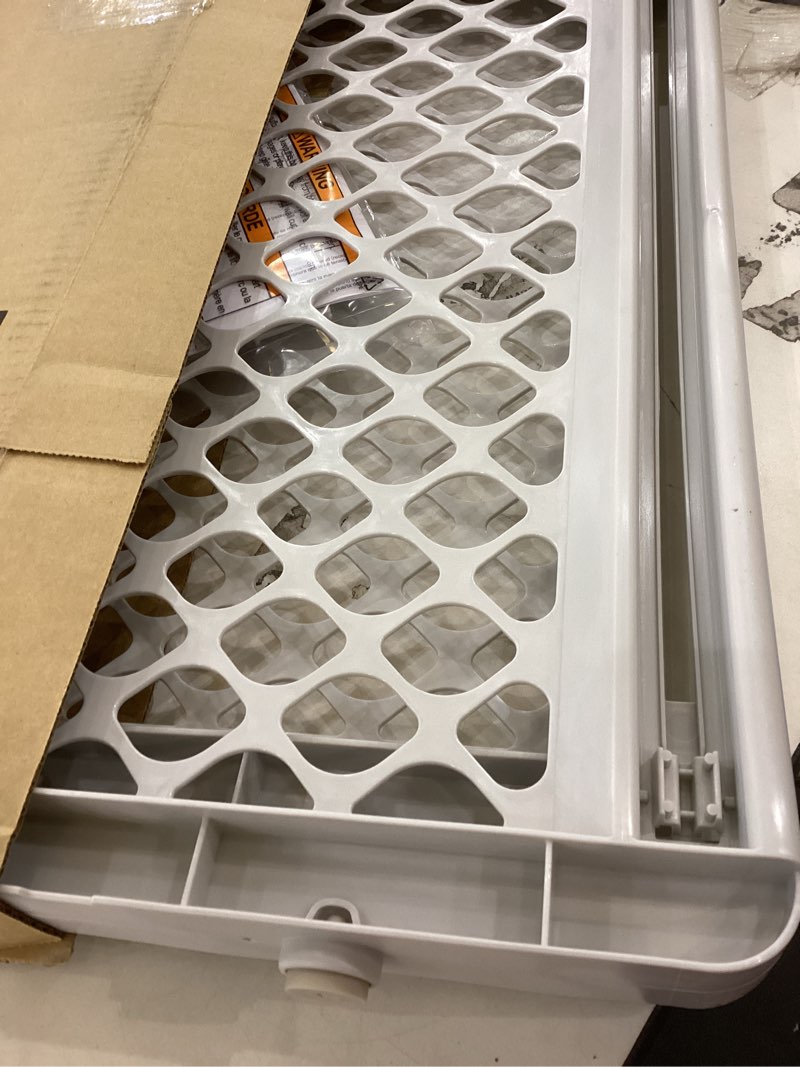Condition photo showing Good Condition for Toddleroo by North States Supergate Classic Gray Easy Use Baby Gate  26  - 42