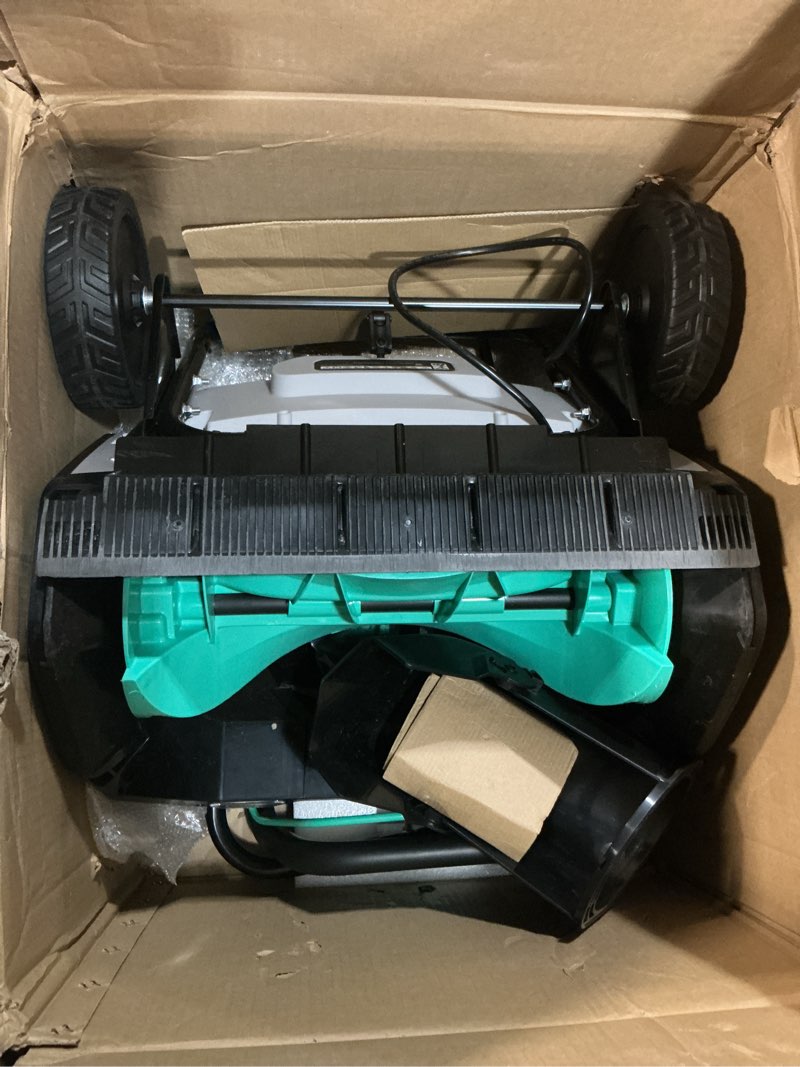 Condition photo showing As Is for Litheli 2x20V Cordless Snow Blower, 20'' Brushless Electric Snow Thrower with Wheels, 180° Adjustable Chute, LED Lights, Battery & Charger Included, Heavy Duty for Driveway Patio E1 Snow Blower