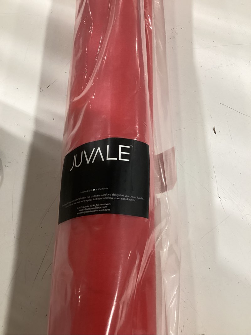 Condition photo showing New/Like New for juvale 3 ft x 100 ft red carpet runner for party decorations, wedding aisle, special events (40gsm thickness)