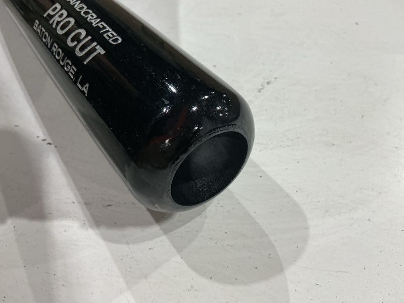 Condition photo showing As Is for marucci sports - black maple professional cut usa, 31, adult wood bat, wood bat (mbmpcusa-31)