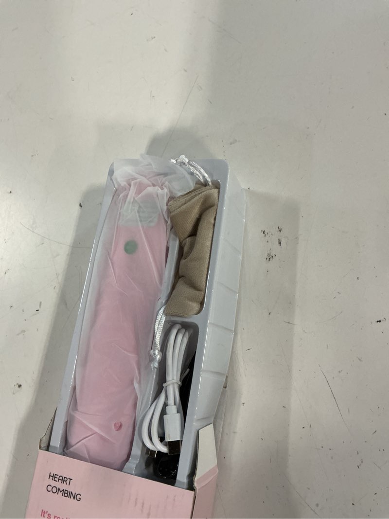 Condition photo showing Good Condition for go brush pro for short hair - 2026 upgraded cordless hair straightening brush, 4 temperature settings, fast heat, mch ceramic care, 4000mah rechargeable straightener for frizz-free styling (pink)