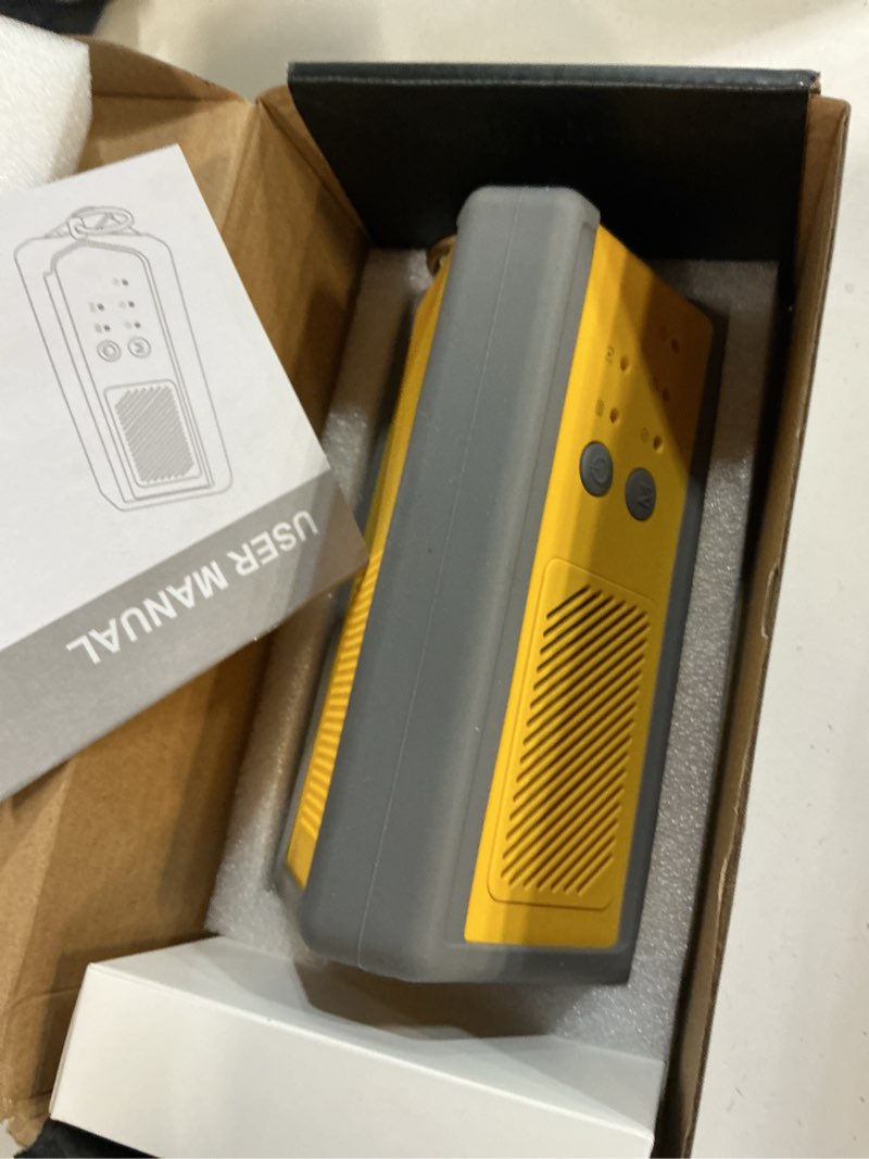 Condition photo showing New/Like New for Airthereal PA1K-GO 1,000mg/h Portable Ozone Generator - Cordless Battery Powered Odor Eliminator for Car, Hotel Rooms, Offices, Bathrooms, and Small Spaces(Yellow)