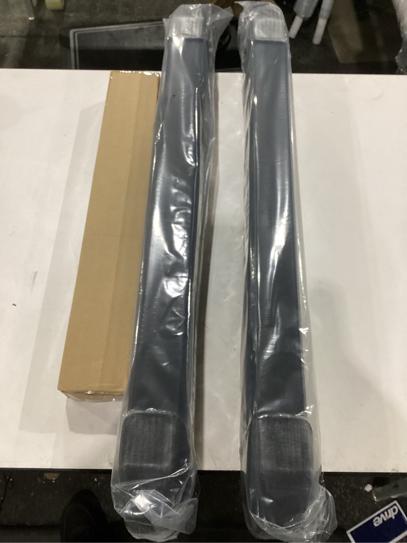 Condition photo showing New/Like New for ski & snowboard rack for car roof with sliding extension, lockable ski racks fits 6 pairs skis or 4 snowboards, universal for all types of cross bars- black lockable black